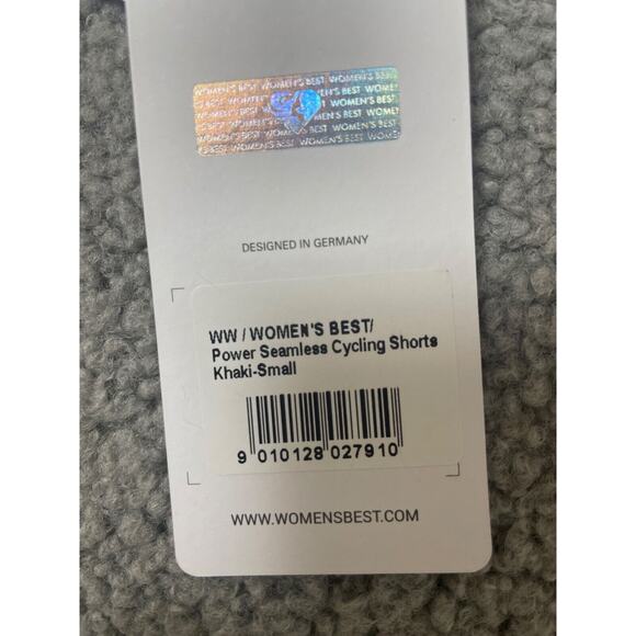 Women’s Best Power Seamless Cycling Shorts green khaki small - Picture 2 of 5